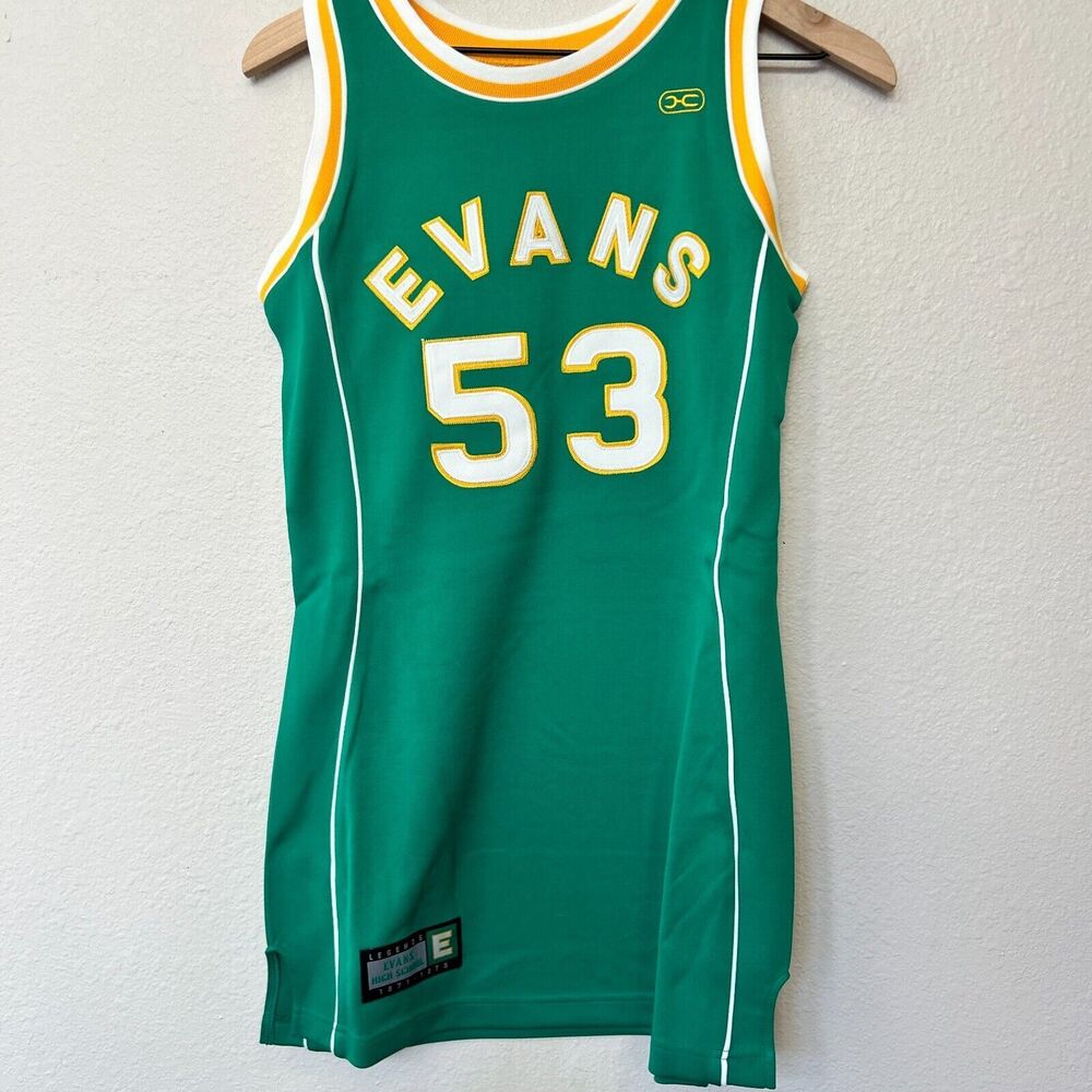 Varsity Legends Mens SMALL Evans High Darryl Dawkins Basketball Jersey